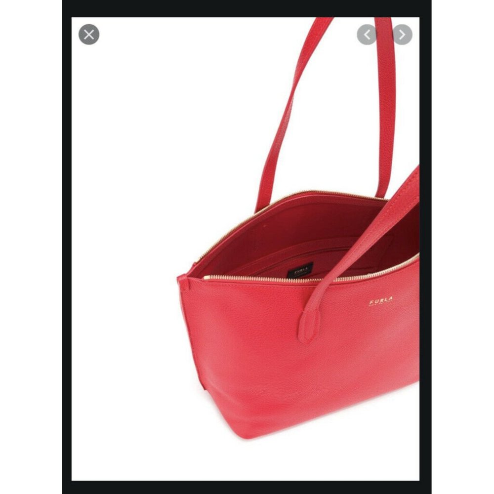 NWT Furla Luce Fragola Leather Tote 1049153 B BAFV - Picture 4 of 11